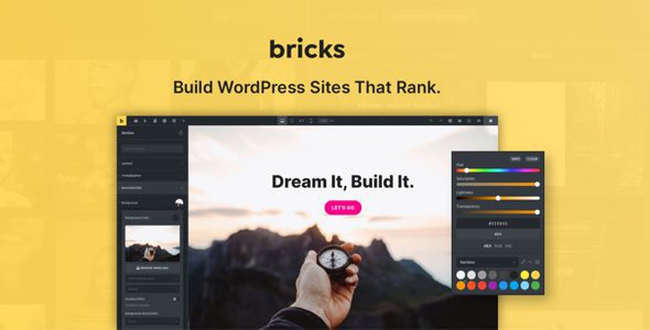 bricks visual site builder